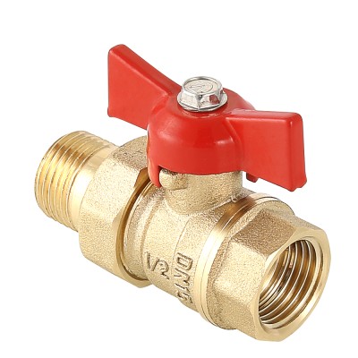 Кран шаровый 1/2" ВН, бабочка, с полусгоном STI 8012 купить в СОМ
