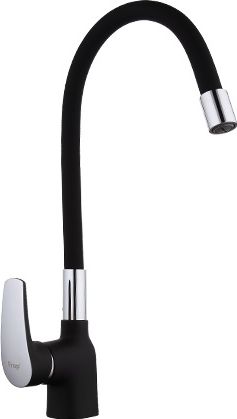 Смеситель для мойки Frap 4453-04 хром-черный купить в СОМ
