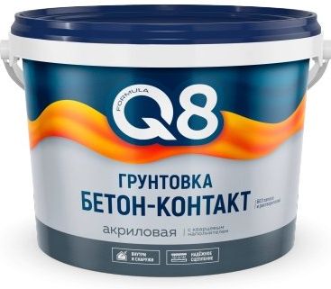 Грунтовка Бетон-Контакт Formula Q8, 2.7 кг купить в СОМ