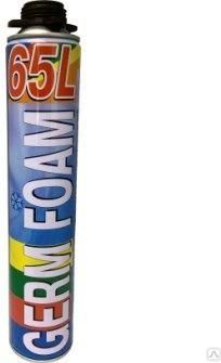 Пена монтажная Germ Foam+ 65, профессиональная, всесезонная, 750мл / 800г купить в СОМ