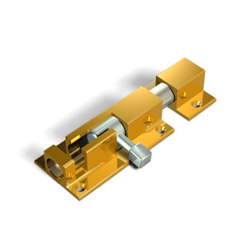 Шпингалет Apecs DB-05-50-G, золото купить в СОМ