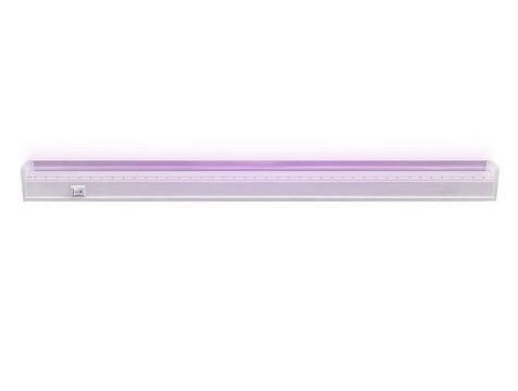 Фитосветильник линейный Ultraflash 9Вт T5 570x35x26мм IP20  LWL-2014-04CL купить в СОМ