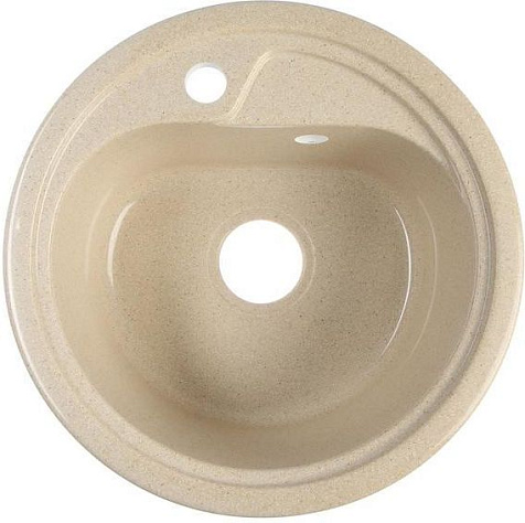 Мойка каменная Agata AG1C5, 450 х190 мм, врезная, песочный купить в СОМ
