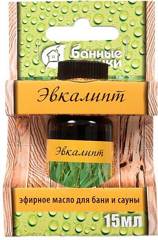 Масло для бани эвкалипт 15мл Банная линия купить в СОМ