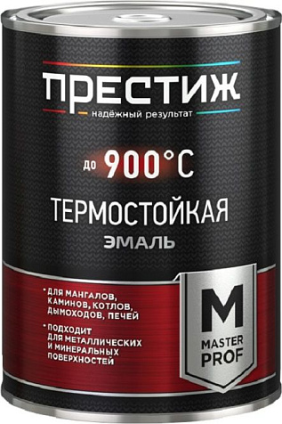 Эмаль термостойкая Престиж, серебристая, 0.8 кг купить в СОМ