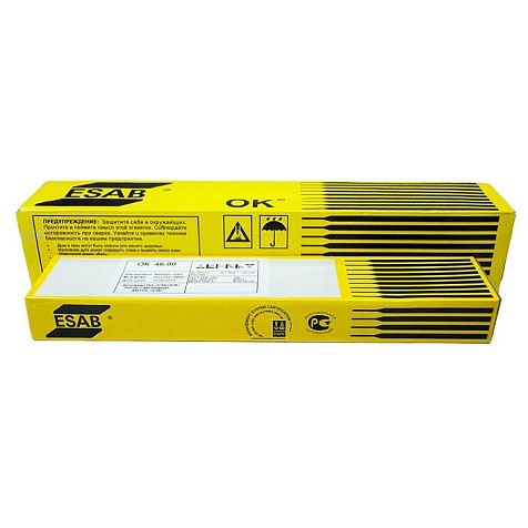 Электроды ESAB ОК 46.00, 3мм, 5.3кг, для углеродистых сталей купить в СОМ