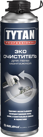 Очиститель монтажной пены Tytan Professional Эко, 500 мл купить в СОМ