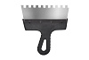Шпатель фасадный BIBER, зубчатый 10х10мм, 200 мм купить в СОМ