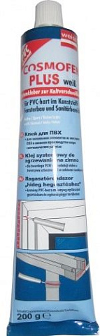 Клей Cosmofen Plus HV, для ПВХ, белый, 200гр купить в СОМ