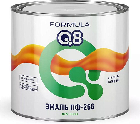 Эмаль ПФ-266 Formula Q8, светлый орех, 1.8 кг купить в СОМ