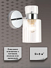 Бра Linvel LB 9477/1 Бигге Хром Е27 40W до 2 кв.м. купить в СОМ