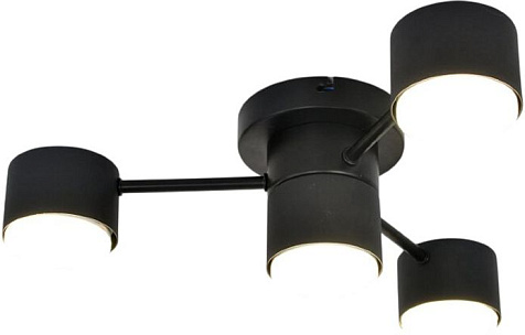 Люстра MS1201/4 Флинт Черный GX53 , max 9W купить в СОМ