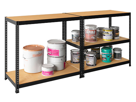 Стеллаж Практик SBL 180KD 180х120х40см 5 полок ДВП/металл купить в СОМ