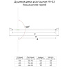 Дверь душевая Veconi VN33-80-01-C1, 80 х195 см, черный профиль, стекло 6 мм, в нишу купить в СОМ