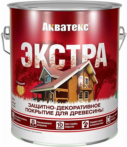 Антисептик защитно-декоративный Акватекс-Экстра, палисандр, 2.7 л купить в СОМ