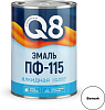 Эмаль  ФОРМУЛА Q8 ПФ-115, белая 0,8кг купить в СОМ