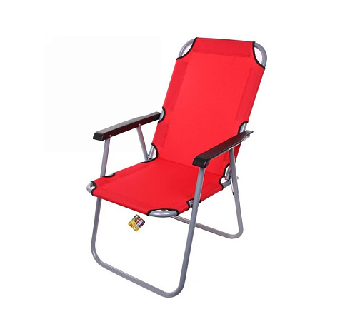 Стул складной ДоброСад Трон 87х56х65см красный купить в СОМ