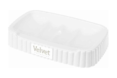 Мыльница Velvet белая купить в СОМ
