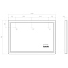 Зеркало Vigo Geometry Media voice 100 купить в СОМ