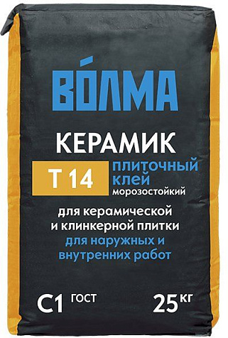 Клей для плитки Волма Керамик, 25 кг купить в СОМ