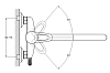 Смеситель для ванны G-lauf KLO7-B048, хром купить в СОМ