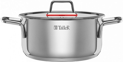 Кастрюля TalleR Tendency с крышкой 6,8л купить в СОМ