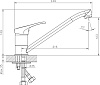 Смеситель для мойки Decoroom DR21018 купить в СОМ
