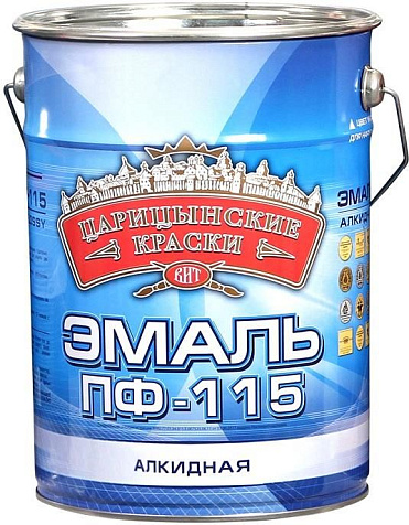 Эмаль ПФ-115 Царицынские краски, белый, 5 кг купить в СОМ