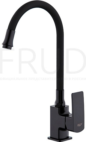 Смеситель для мойки Frud R43152, черный купить в СОМ