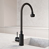 Смеситель для мойки Avrora Kitchen AV9001B, латунь, черный купить в СОМ