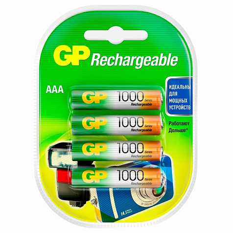 Аккумулятор GP 100AAAHC-2DECRC4, AAA, BL4 купить в СОМ