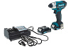 Гайковерт ударный MAKITA TD 110 DWAE, Li-ion, 10.8 В, 2.0 А/ч, квадрат 1/4" купить в СОМ