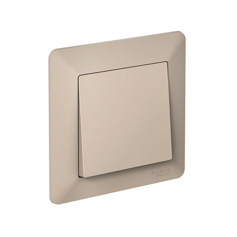 Рамка для розеток и выключателей AtlasDesign Air 1м песок/дым.бел. купить в СОМ