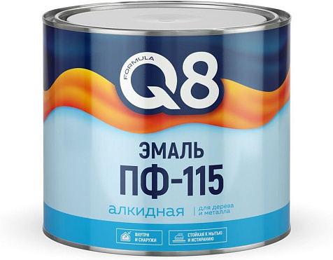 Эмаль ПФ-115 Formula Q8, графитовый серый RAL7024, 1.8 кг купить в СОМ