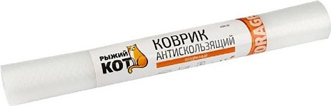 Коврик антискользящий Рыжий кот 30х150см прозрачный купить в СОМ
