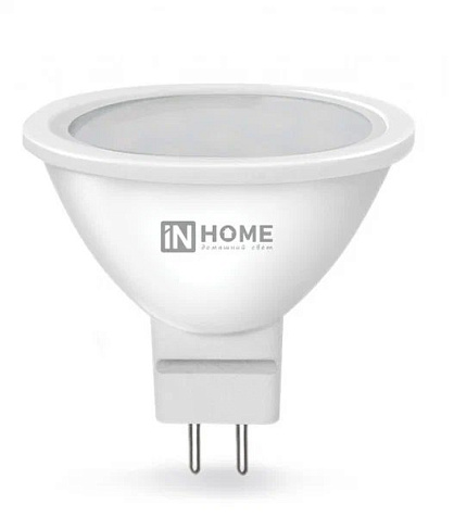 Лампа светодиодная IN HOME, 11Вт 230В GU5.3 4000К купить в СОМ