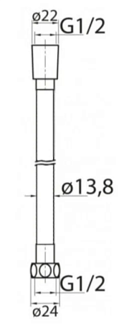 Шланг для душа G-Lauf URG-1315, 150 см, Imp-Imp купить в СОМ