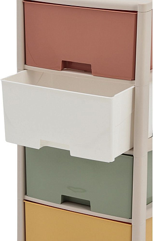 Комод 4 секции Колорит 47.5×30×94см микс купить в СОМ
