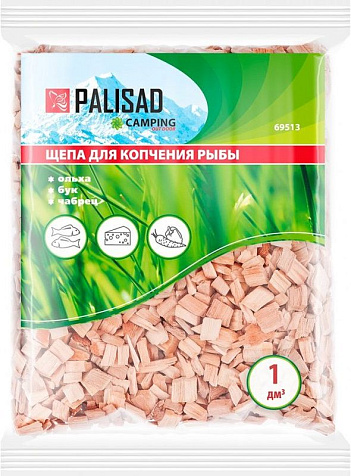 Щепа для копчения рыбы Palisad ольха+бук+чабрец, 1л купить в СОМ