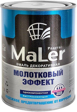 Эмаль Радуга молотковая, серебристая, 2.5л купить в СОМ