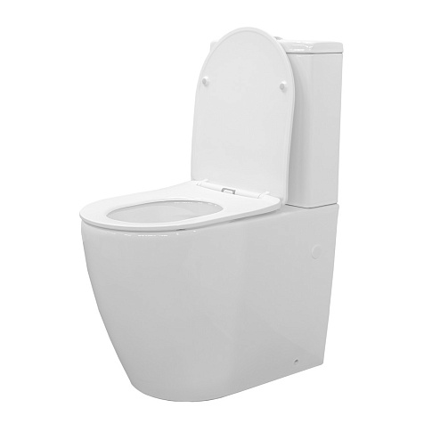 Унитаз-компакт Cersanit Colour CleanOn, безободковый, дюропласт, микролифт купить в СОМ