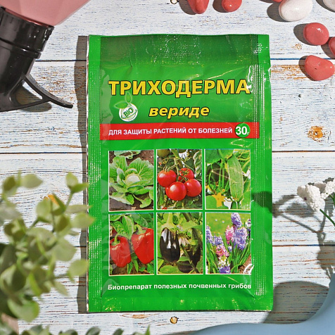 Средство от болезней Триходерма вериде 30г купить в СОМ