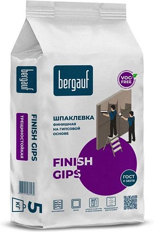 Шпаклевка гипсовая KNAUF Fugenfuller, 5 кг купить в СОМ