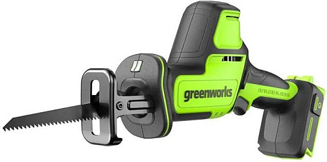 Пила сабельная Greenworks GPT-CRS-25, 24В, без АКБ И ЗУ, бесщеточная купить в СОМ