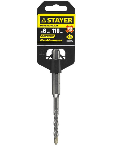 Бур STAYER Profi, SDS-Plus, 6х110 мм купить в СОМ